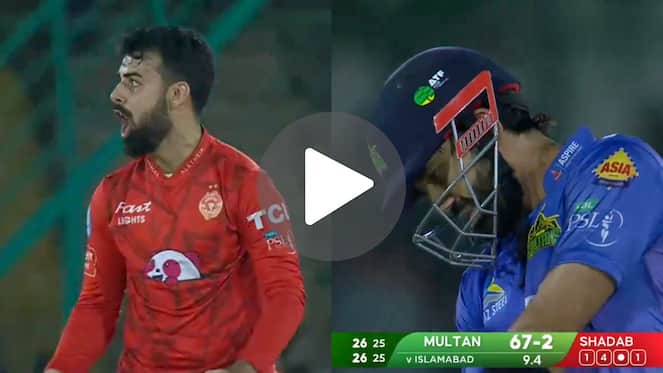 [Watch] Shadab 'Pumped Up' As Guptill's Stunning Catch Helps Him Dismiss Rizwan In PSL Final